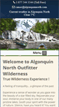 Mobile Screenshot of algonquinnorth.com