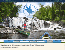 Tablet Screenshot of algonquinnorth.com